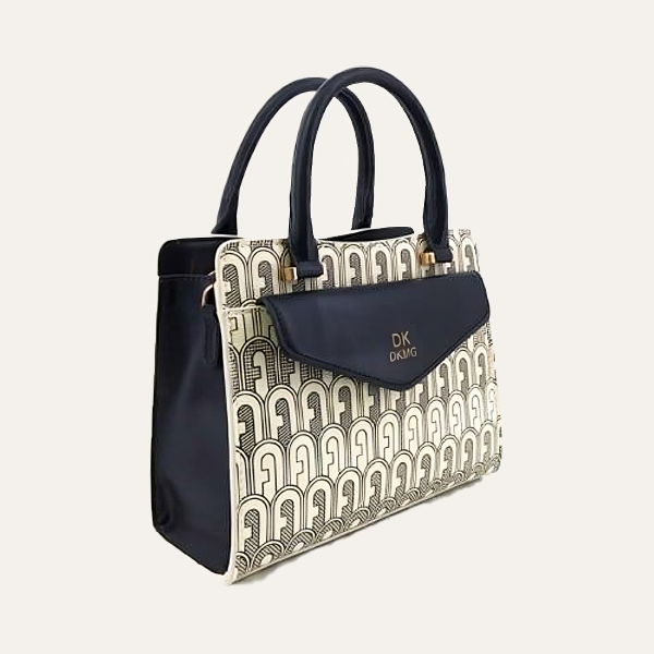 Women’s Scarf Accent Tote Handbag